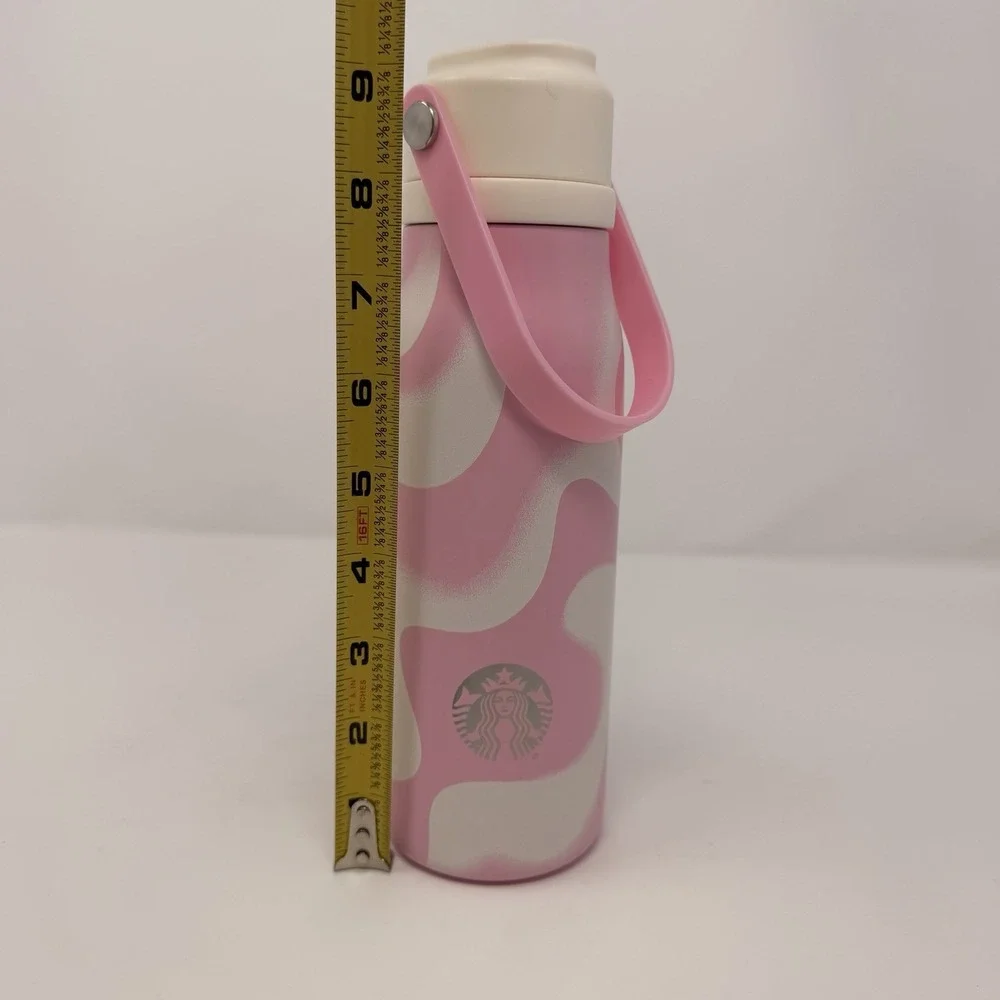 Starbucks Pink Drink 2026 Swirl Water Bottle 18oz Stainless Steel NWT